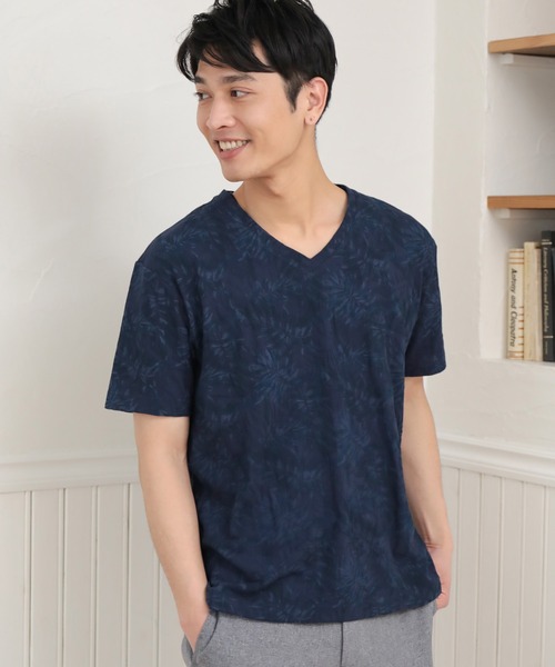 UNION STATION(ユニオンステーション)の「リンクスジャガード&プリントTシャツ(Tシャツ/カットソー・メンズ・ホワイト/ブラック/ネイビー・LL/M/L)」の3枚目の写真