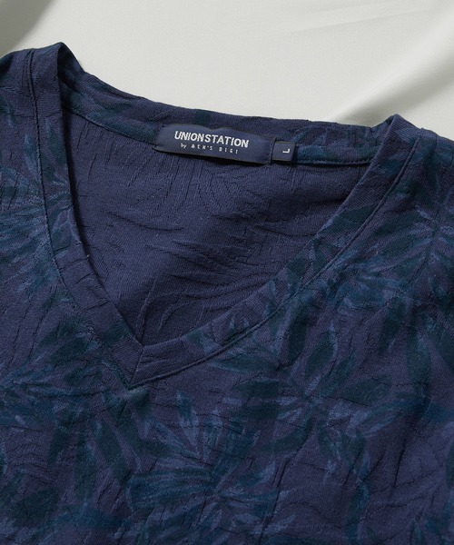 UNION STATION(ユニオンステーション)の「リンクスジャガード&プリントTシャツ(Tシャツ/カットソー・メンズ・ホワイト/ブラック/ネイビー・LL/M/L)」の14枚目の写真