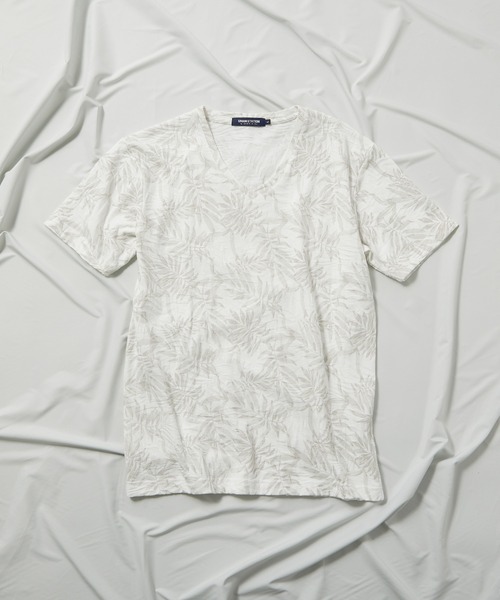 UNION STATION(ユニオンステーション)の「リンクスジャガード&プリントTシャツ(Tシャツ/カットソー・メンズ・ホワイト/ブラック/ネイビー・LL/M/L)」の8枚目の写真