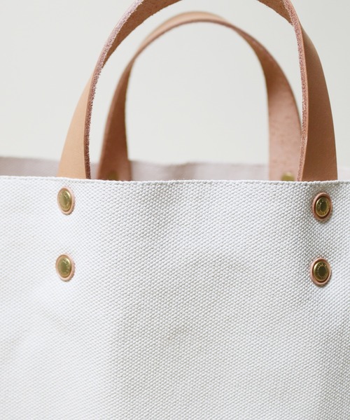 THE SUPERIOR LABOR(シュペリオールレイバー)の「paint canvas bag L(トートバッグ・メンズ・ホワイト/グリーン/ブルー・FREE)」の4枚目の写真