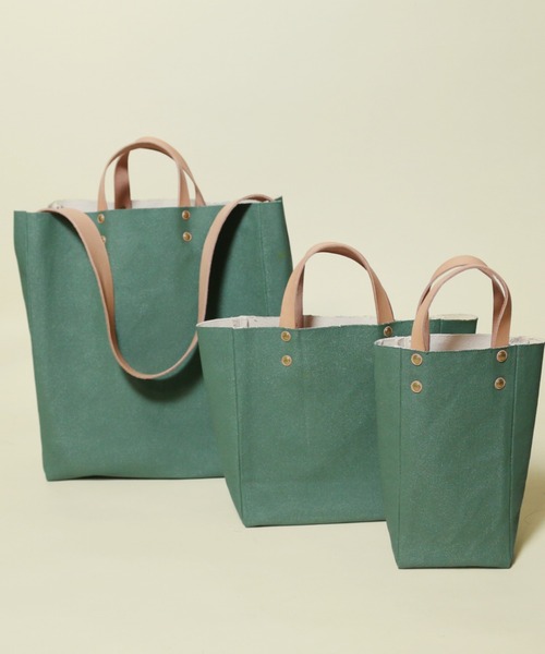 THE SUPERIOR LABOR(シュペリオールレイバー)の「paint canvas bag L(トートバッグ・メンズ・ホワイト/グリーン/ブルー・FREE)」の10枚目の写真