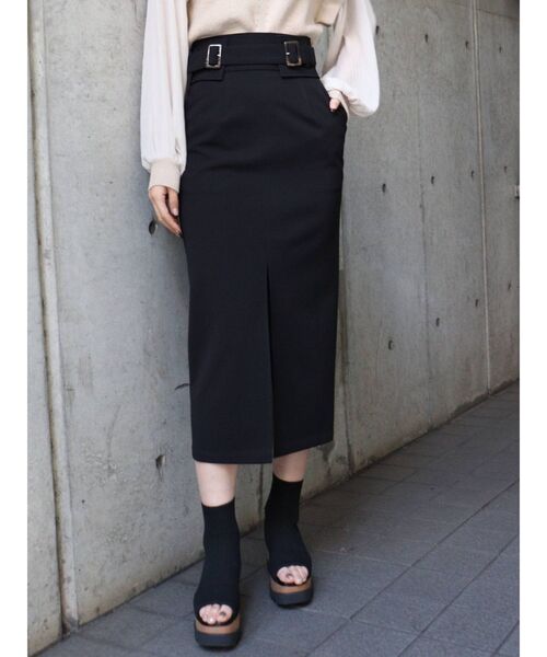 MURUA（ムルーア）の「コルセットベルトペンシルスカート（スカート・レディース・ブラック/グリーン/アイボリー/その他1・1/2）」の8枚目の写真