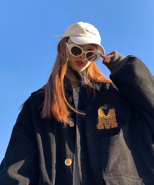 MGV(エムジーヴィー)の「イニシャルワッペンコーデュロイブルゾン(ブルゾン・メンズ・ホワイト/ブラック・X-LARGE/MEDIUM/LARGE)」の4枚目の写真