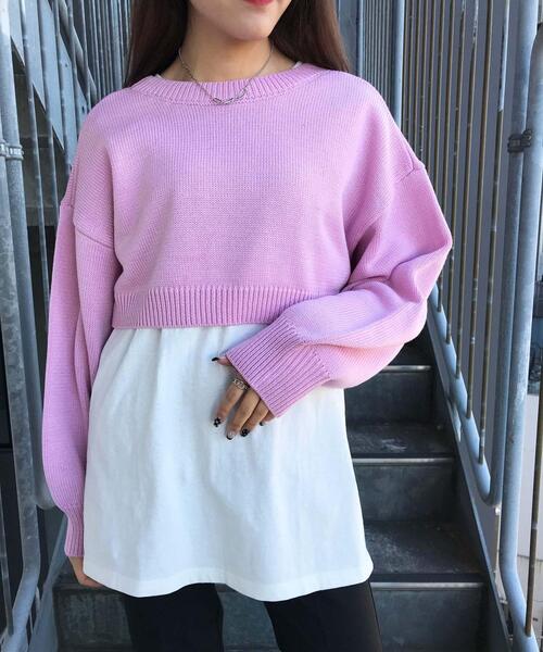 GRIFONI 売れ筋商品|||グリフォーニ ニット&セーター アウター レディース Sweaters Pink 立体刺繍フラワーニットカーディガン セーター カーディガン