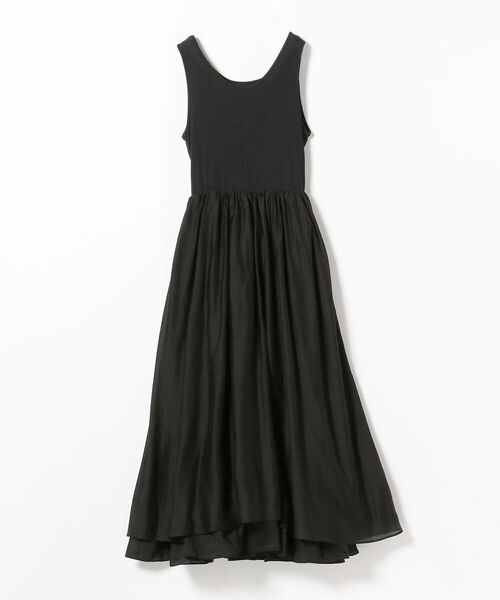 Ray BEAMS（レイビームス）の「RBS / イソザイ キリカエ タンク ワンピース（ワンピース・レディース・ダークブラウン/ブラック・ONE SIZE）」の16枚目の写真