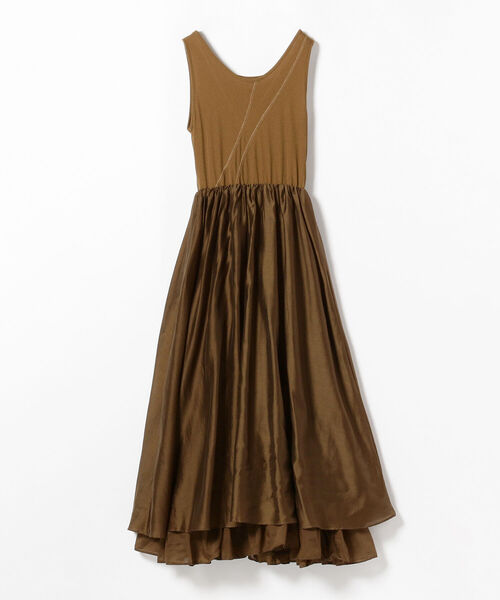 Ray BEAMS（レイビームス）の「RBS / イソザイ キリカエ タンク ワンピース（ワンピース・レディース・ダークブラウン/ブラック・ONE SIZE）」の20枚目の写真