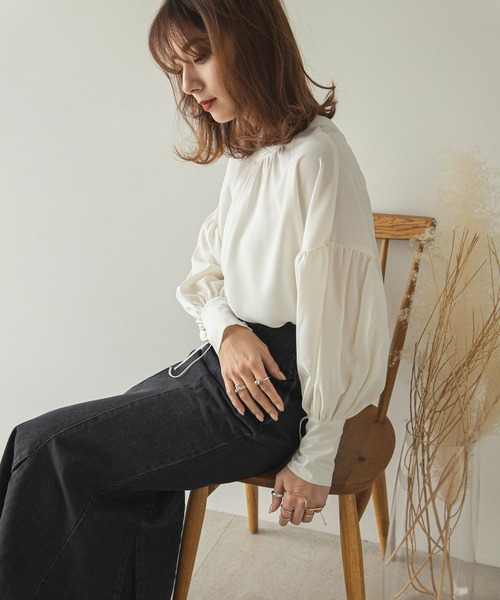 rectangle（レクタングル）の「デニムマーメイドスカート（スカート・レディース・ブラック/ブルー・FREE）」の7枚目の写真