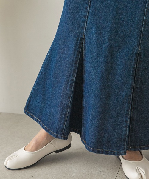 rectangle（レクタングル）の「デニムマーメイドスカート（スカート・レディース・ブラック/ブルー・FREE）」の14枚目の写真