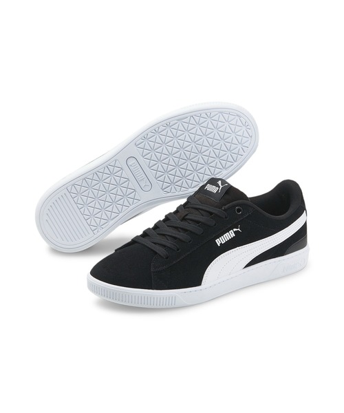 PUMA(プーマ)の「PUMA プーマ ウィメンズ ビッキー V3 スニーカー(スニーカー・レディース・ブラック/グレー系その他/グレー/ブラック×パープル/グレー系その他4・23.5cm/24.5cm/25.5cm/22.5cm/23.0cm/24.0cm/22.0cm/25.0cm/26.0cm)」の6枚目の写真
