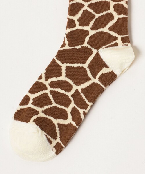 B:MING by BEAMS（ビーミングバイビームス）の「アニマル柄 クルー ソックス（ソックス/靴下・メンズ・ブラック/ホワイト/ナチュラル/その他1/その他・ONE SIZE）」の9枚目の写真