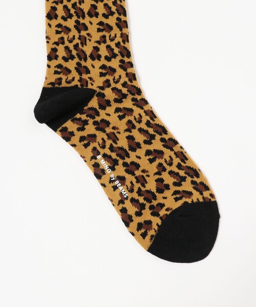 B:MING by BEAMS（ビーミングバイビームス）の「アニマル柄 クルー ソックス（ソックス/靴下・メンズ・ブラック/ホワイト/ナチュラル/その他1/その他・ONE SIZE）」の11枚目の写真