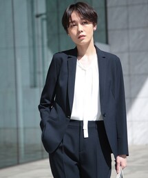 INDIVI | 【洗える/UVケア/接触冷感】テーラードジャケット(スーツジャケット)