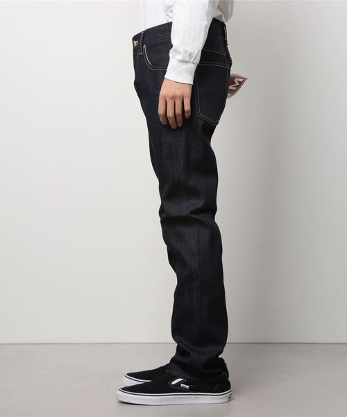 Lafayette（ラファイエット）の「LFYT ラファイエット [Lafayette] - 5ポケット ストレッチ デニム ロングパンツ スリムフィット スキニー [5 POCKET SELVAGE STRETCH DENIM PANTS SLIM FIT] LS221103（デニムパンツ・メンズ・インディゴブルー・32inch/34inch/36inch/38inch）」の11枚目の写真