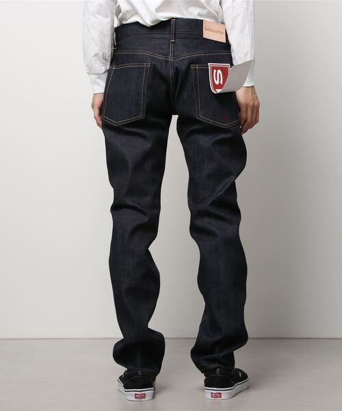 Lafayette（ラファイエット）の「LFYT ラファイエット [Lafayette] - 5ポケット ストレッチ デニム ロングパンツ スリムフィット スキニー [5 POCKET SELVAGE STRETCH DENIM PANTS SLIM FIT] LS221103（デニムパンツ・メンズ・インディゴブルー・32inch/34inch/36inch/38inch）」の12枚目の写真