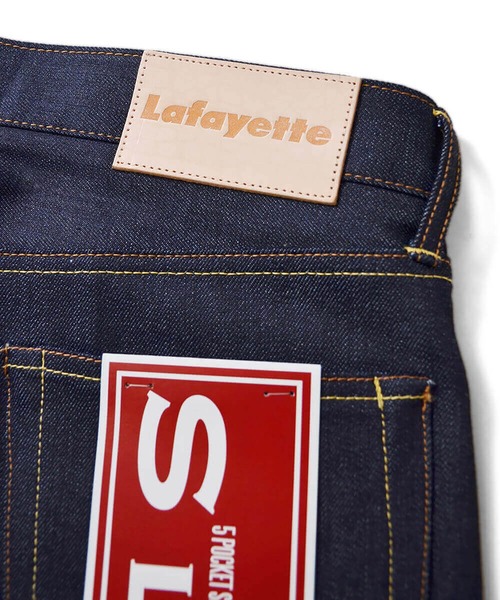 Lafayette（ラファイエット）の「LFYT ラファイエット [Lafayette] - 5ポケット ストレッチ デニム ロングパンツ スリムフィット スキニー [5 POCKET SELVAGE STRETCH DENIM PANTS SLIM FIT] LS221103（デニムパンツ・メンズ・インディゴブルー・32inch/34inch/36inch/38inch）」の9枚目の写真