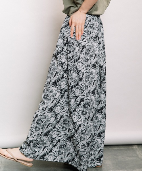 refinedworks(リファインドワークス)の「ペイズリー柄タックワイドPT(その他パンツ・レディース・ブラウン/ブラック・FREE)」の16枚目の写真