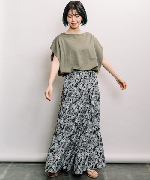 refinedworks(リファインドワークス)の「ペイズリー柄タックワイドPT(その他パンツ・レディース・ブラウン/ブラック・FREE)」の20枚目の写真