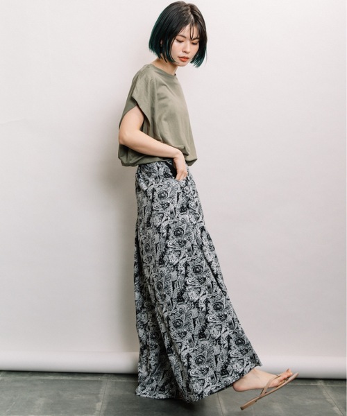 refinedworks(リファインドワークス)の「ペイズリー柄タックワイドPT(その他パンツ・レディース・ブラウン/ブラック・FREE)」の22枚目の写真