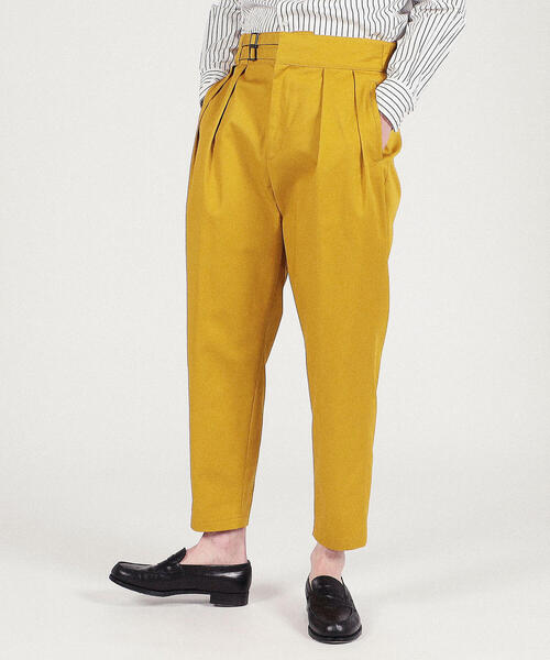 セール】ポリエステルコットン ダブルバックルグルカパンツ（その他