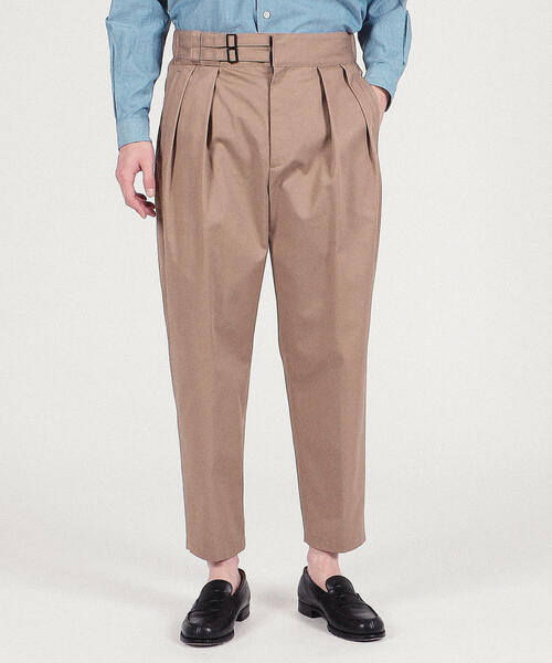 セール】ポリエステルコットン ダブルバックルグルカパンツ（その他