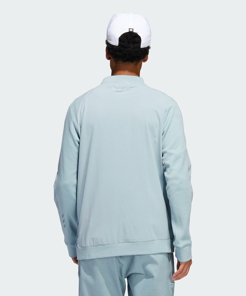adidas（アディダス）の「アディクロス クルーネック プルオーバー【adidas Golf/アディダスゴルフ】（スウェット・メンズ・ライトブルー/ブラック・MEDIUM/LARGE/X-LARGE/XX-LARGE/SMALL）」の5枚目の写真