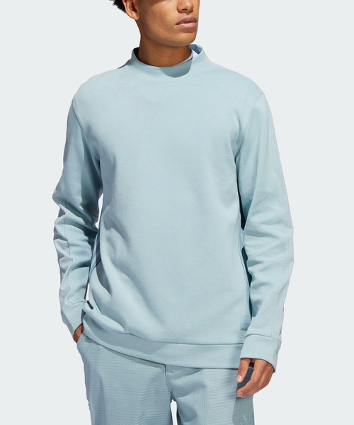 adidas（アディダス）の「アディクロス クルーネック プルオーバー【adidas Golf/アディダスゴルフ】（スウェット・メンズ・ライトブルー/ブラック・MEDIUM/LARGE/X-LARGE/XX-LARGE/SMALL）」の10枚目の写真