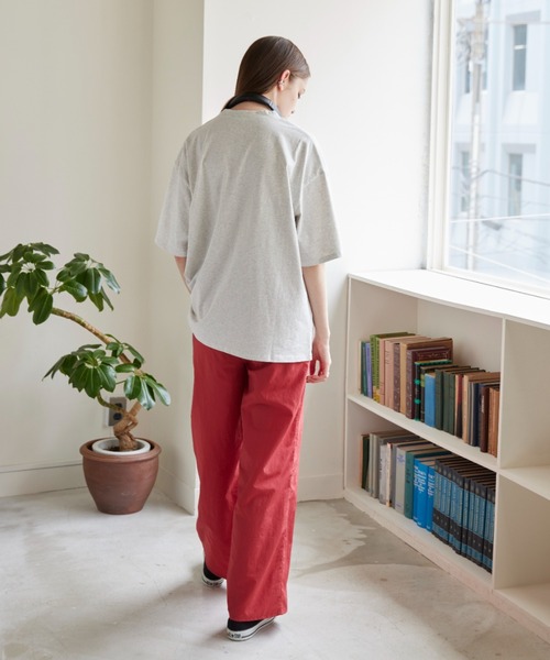 flaner（フラネ）の「Nylon color pants/ナイロンカラーパンツ（その他パンツ・レディース・ピンク/イエロー/グリーン・SMALL/MEDIUM/LARGE）」の22枚目の写真