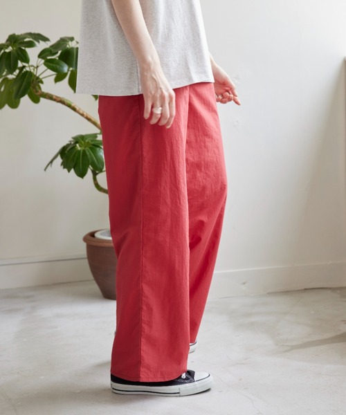 flaner（フラネ）の「Nylon color pants/ナイロンカラーパンツ（その他パンツ・レディース・ピンク/イエロー/グリーン・SMALL/MEDIUM/LARGE）」の17枚目の写真