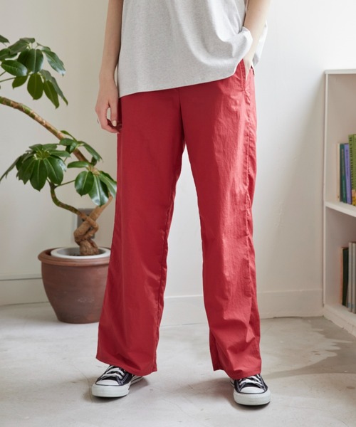 flaner（フラネ）の「Nylon color pants/ナイロンカラーパンツ（その他パンツ・レディース・ピンク/イエロー/グリーン・SMALL/MEDIUM/LARGE）」の16枚目の写真