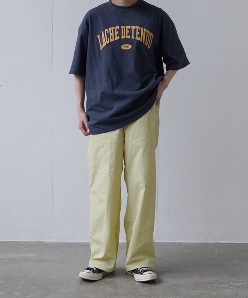 flaner（フラネ）の「Nylon color pants/ナイロンカラーパンツ（その他パンツ・レディース・ピンク/イエロー/グリーン・SMALL/MEDIUM/LARGE）」の13枚目の写真