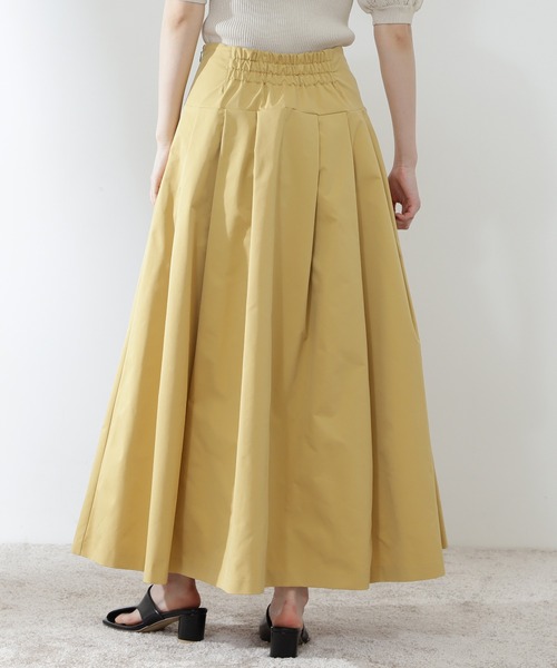 N.（N. Natural Beauty Basic）（エヌエヌナチュラルビューティーベーシック）の「◆切替バルーンスカート（スカート・レディース・ブラック系その他/イエロー・MEDIUM）」の9枚目の写真