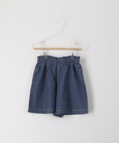 ROPE' PICNIC(ロペピクニック)の「【KIDS】ウエストフリルデニムキュロットパンツ(デニムパンツ・キッズ・ネイビー/ブルー・110/120/130/140)」の22枚目の写真