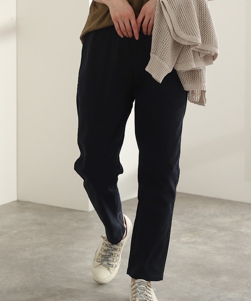 ElegChic（エレグシック）の「ストレッチツイルアンダーパンツ（チノパンツ・レディース・ブラック/ベージュ/カーキ・M/XXL/L/4L/XL）」の2枚目の写真