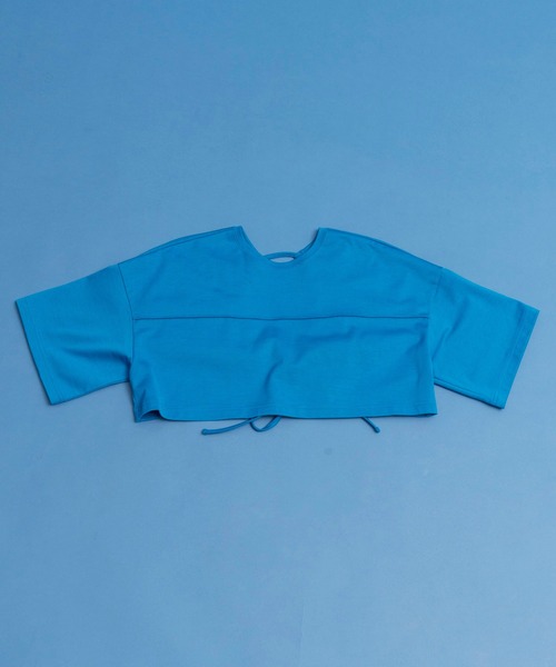 MAISON SPECIAL（メゾンスペシャル）の「2WAYレイヤードタンクトップ【MAISON SPECIAL/メゾンスペシャル】（Tシャツ/カットソー・レディース・ブルー/ホワイト/オレンジ/ブラック・FREE）」の20枚目の写真