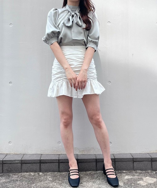 Crea titty&Co. PETIT(クレアティティーアンドコープチ)の「【Crea titty&Co.PETIT】フリルミニスカート(スカート・レディース・ホワイト/ブラック・MEDIUM/SMALL)」の18枚目の写真