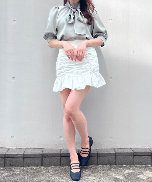 Crea titty&Co. PETIT(クレアティティーアンドコープチ)の「【Crea titty&Co.PETIT】フリルミニスカート(スカート・レディース・ホワイト/ブラック・MEDIUM/SMALL)」の19枚目の写真