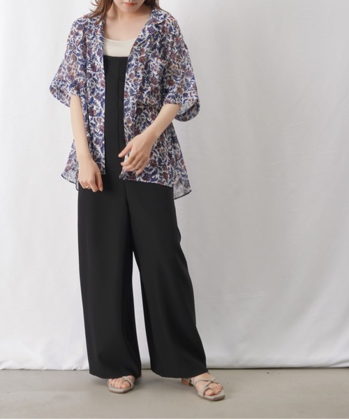 LADY LUCK LUCA/ LUKA   花柄スカート日本製 美品✨LUCA/LADY LUCK LUCA 膝丈花柄フレアスカート 38 清楚