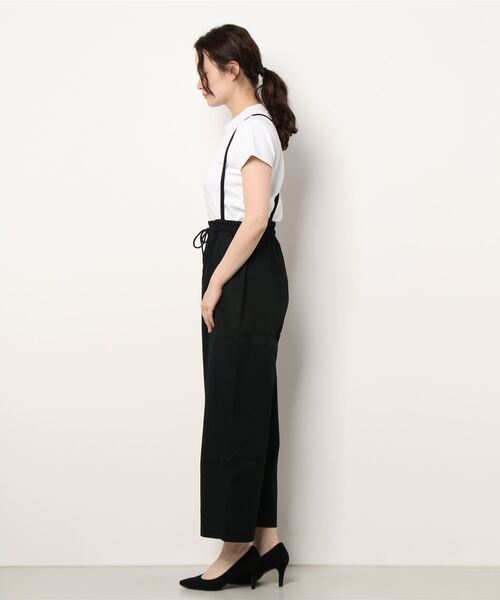 Samansa Mos2 blue（サマンサモスモスブルー）の「サス付イージーパンツ（その他パンツ・レディース・ベージュ/ライトベージュ/ブラック・ﾌﾘ-）」の13枚目の写真