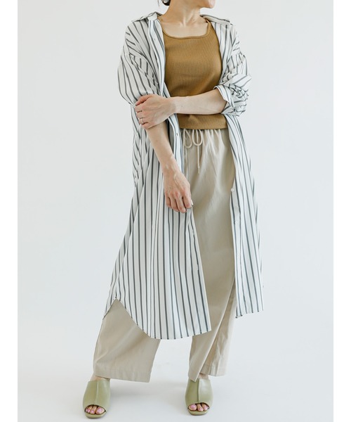 Samansa Mos2 blue（サマンサモスモスブルー）の「サス付イージーパンツ（その他パンツ・レディース・ベージュ/ライトベージュ/ブラック・ﾌﾘ-）」の8枚目の写真