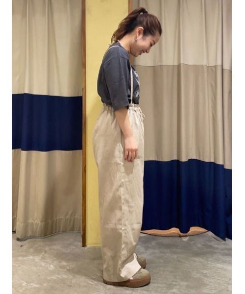 Samansa Mos2 blue（サマンサモスモスブルー）の「サス付イージーパンツ（その他パンツ・レディース・ベージュ/ライトベージュ/ブラック・ﾌﾘ-）」の10枚目の写真