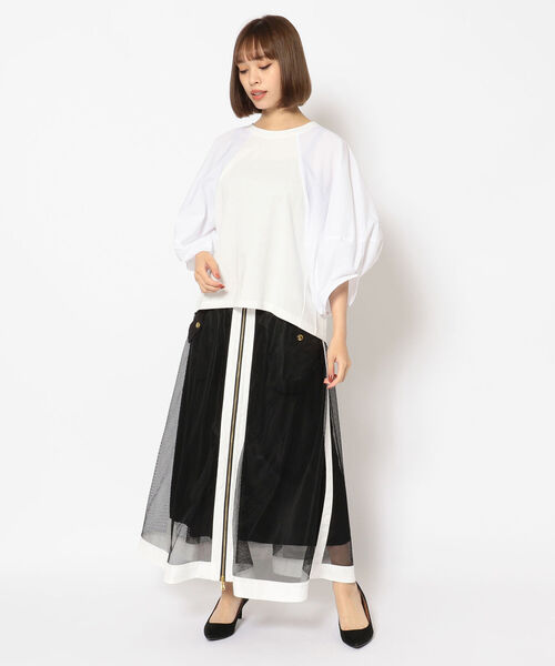 CLOCHE（クロシェ）の「CLOCHE (クロシェ) 袖ボリュームブラウス