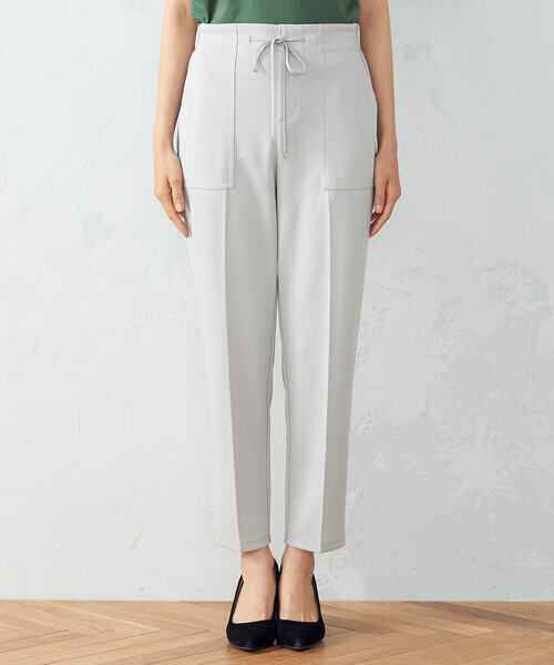 COMME CA ISM（コムサイズム）の「テーパードパンツ（その他パンツ・レディース・ブラック/グレイッシュベージュ・MEDIUM/LARGE/SMALL/X-LARGE/X-SMALL）」の9枚目の写真