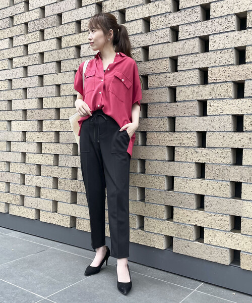 COMME CA ISM（コムサイズム）の「テーパードパンツ（その他パンツ・レディース・ブラック/グレイッシュベージュ・MEDIUM/LARGE/SMALL/X-LARGE/X-SMALL）」の17枚目の写真