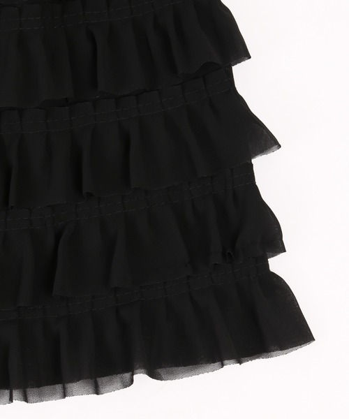 WC（ダブル シー）の「フリルロングスカート（スカート・レディース・ホワイト/ブラック・FREE）」の12枚目の写真