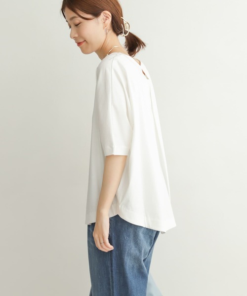 「URBAN RESEARCH DOORS」 半袖カットソー MEDIUM ホワイト レディース URBAN RESEARCH DOORS 「URBAN DOORS」 半袖カットソー MEDIUM