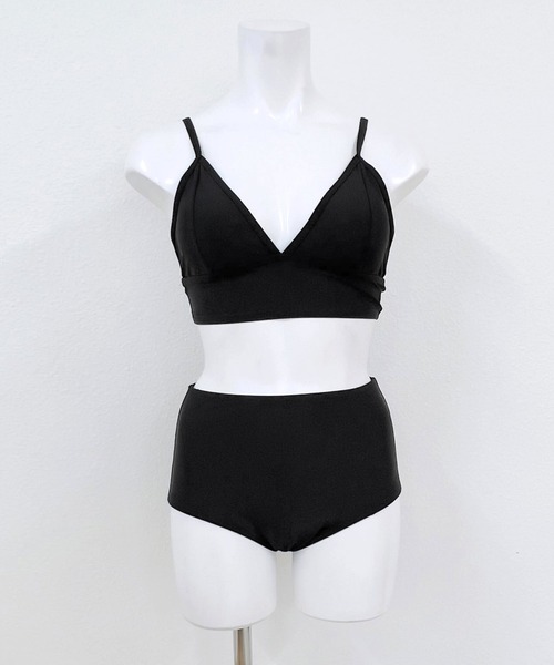 OSYAREVO(オシャレボ)の「水着 レディース 体型カバー ラッシュガード 紫外線カット率 99%以上 UPF50+ uvカット フィットネス 水陸両用 体型カバー ビキニ 3点セット セットアップ レディース(水着・レディース・ベージュ/パープル/ネイビー/ブラウン/グリーン/ホワイト系その他/ブラック系その他・MEDIUM/X-LARGE/LARGE)」の14枚目の写真