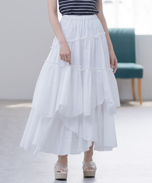 clear（クリア）の「ランダムティアードスカート（スカート）」 - WEAR