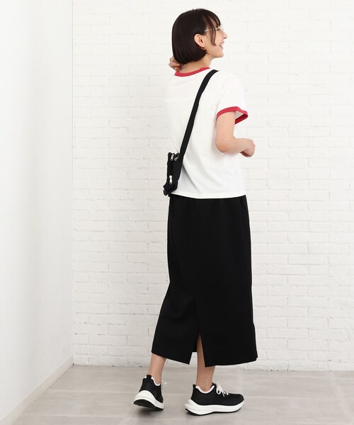 SHOO・LA・RUE（シューラルー）の「◆【S-L】リンガープリントTシャツ（Tシャツ/カットソー・レディース・グリーン/ピンク系・01/02/03）」の15枚目の写真