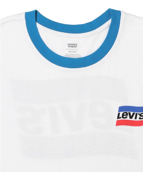Levi's（リーバイス）の「GRAPHIC RINGER Tシャツ WAVING SW WHITE（Tシャツ/カットソー・メンズ・マルチ・S/M/L）」の3枚目の写真