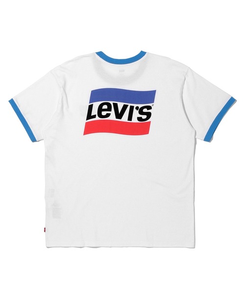 Levi's（リーバイス）の「GRAPHIC RINGER Tシャツ WAVING SW WHITE（Tシャツ/カットソー・メンズ・マルチ・S/M/L）」の2枚目の写真